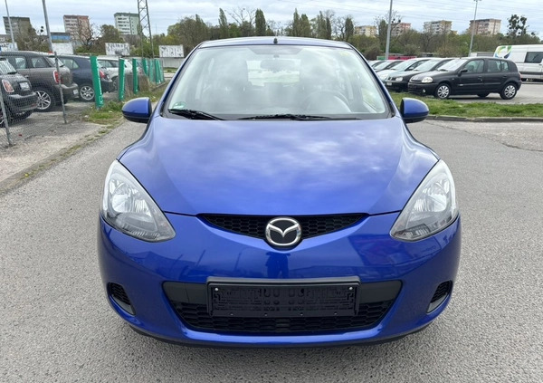 Mazda 2 cena 14900 przebieg: 160000, rok produkcji 2009 z Szczecin małe 742